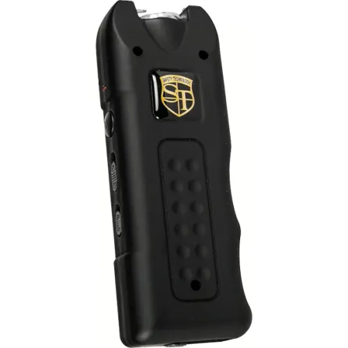 80,000,000 volt MultiGuard Stun Gun Alarm and Flashlight with Built in Charger Black 