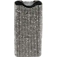Rhinestun Keychain Stun Gun Silver